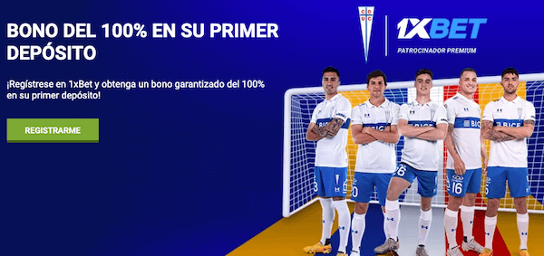 Bono de primer depósito 1xbet Chile