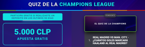 promocion para la champions league 