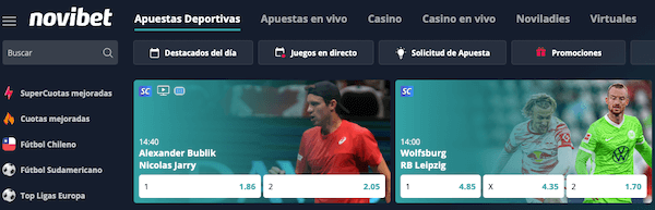 Novibet Chile - Apuestas deportivas