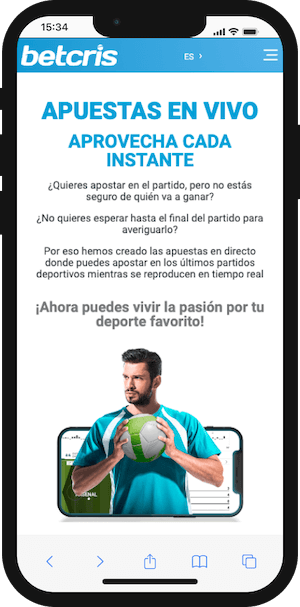 Descargar App Betcris y Apostas en vivo con Streaming