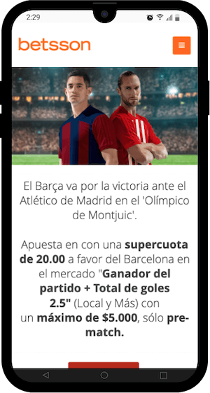 Betsson Supercuota para el Barça vs Atlético Madrid