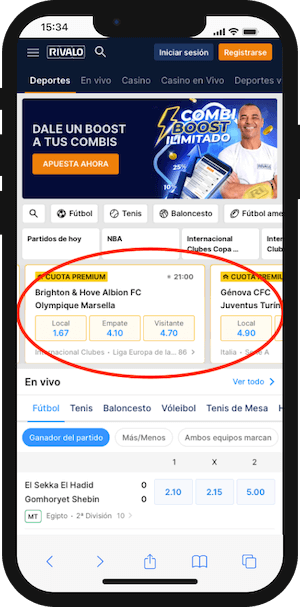 Supercuotas en Chile - Cuota Premium Rivalo