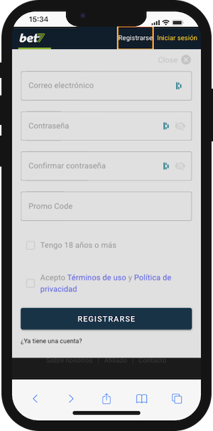 Bono Bet7 - Regístrate y gana $300.000 CLP