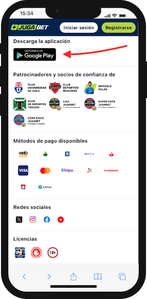 Descargar Jugabet en Chile