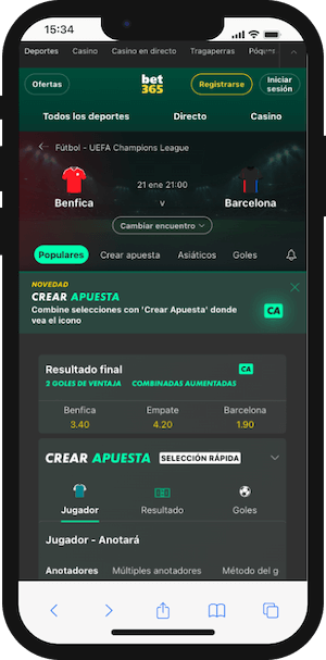 Benfica vs Barcelona - Pronóstico con cuotas Bet365 - 21.01.2025