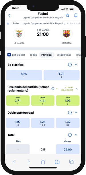 Pronóstico Benfica vs Barcelona - Jugabet -  5/2/2025