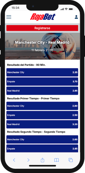 Pronóstico para el Manchester City vs Real Madrid - 11.02.2025 Rojabet